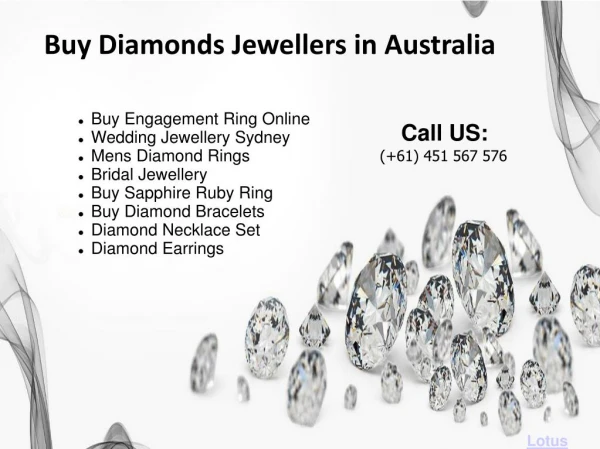 Buy Diamonds Jewellers Sydney, Perth, Melbourne, Canberra in Australia