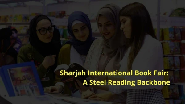 Sharjah International Book Fair A Steel Reading Backbone