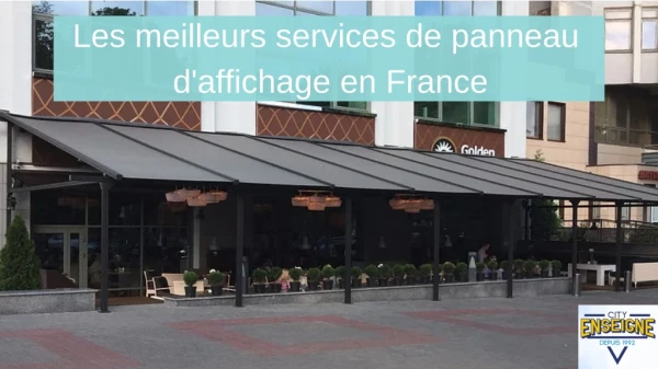 Les meilleurs services de panneau d'affichage en France