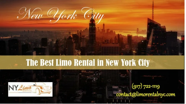 The Best Limo Rental in New York City