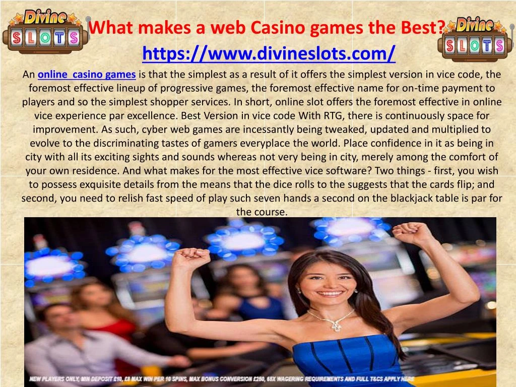 what makes a web casino games the best