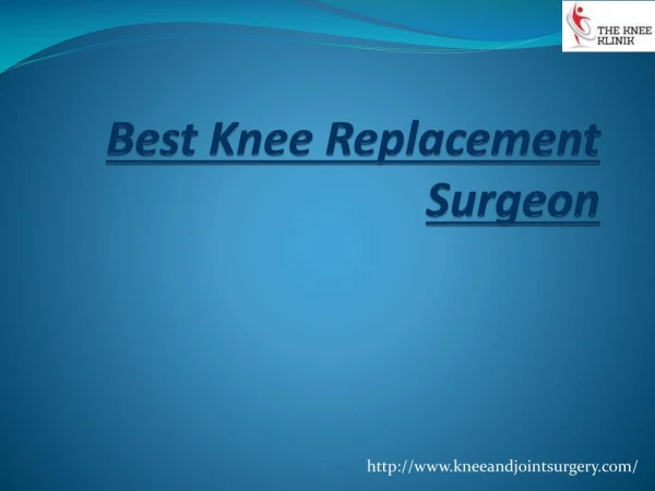 Best Knee Replacement in Pune|India