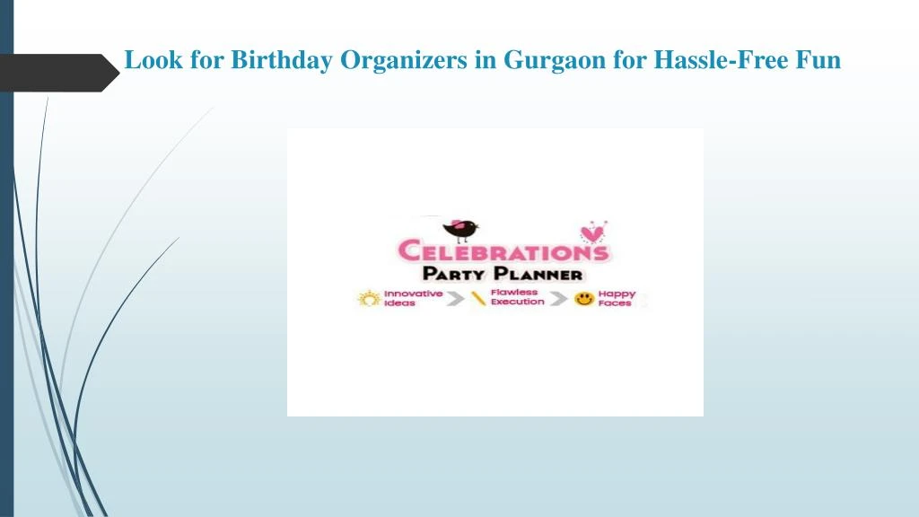 look for birthday organizers in gurgaon