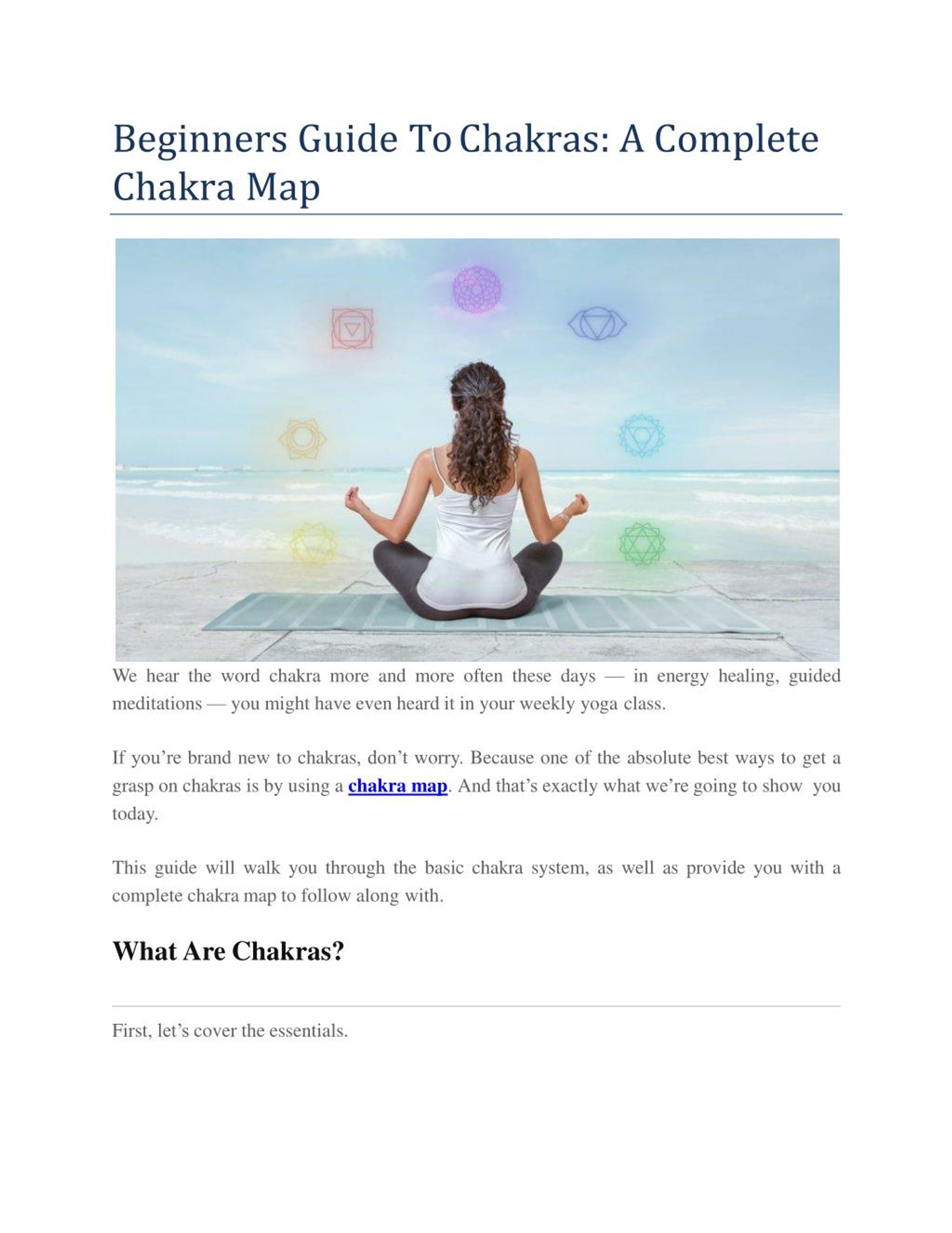 PPT - Beginners Guide To Chakras: A Complete Chakra Map PowerPoint ...