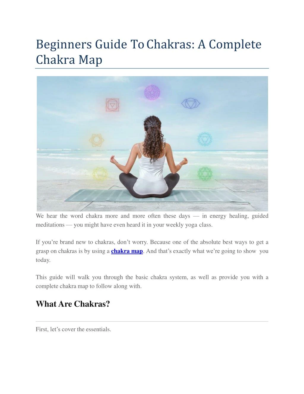 beginners guide to chakras a complete chakra map