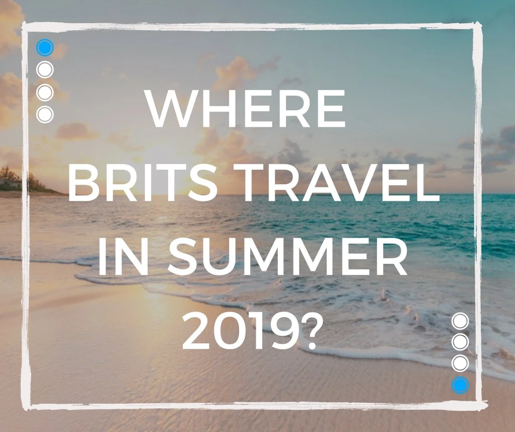 where brits travel in summer 2019