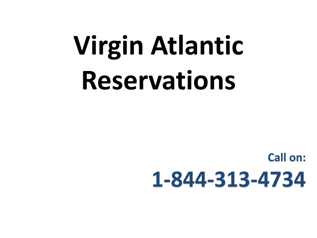 virgin atlantic reservations