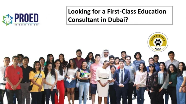 Europe Admissions consultant in Dubai | proedworld