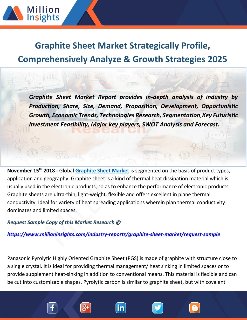 graphite sheet market strategically profile