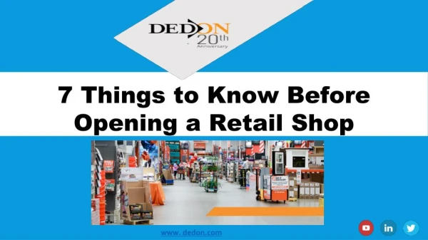 7 Things to know before Opening a Retail Shop