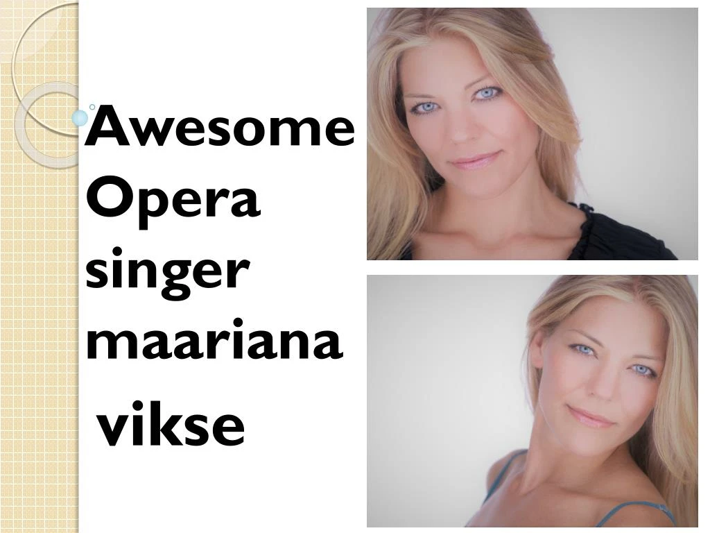 awesome opera singer maariana