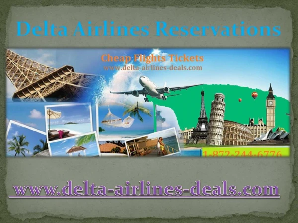 Delta Airlines Reservations Flights