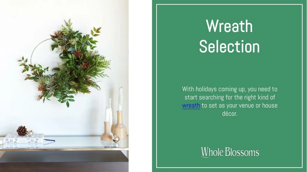 wreath selection