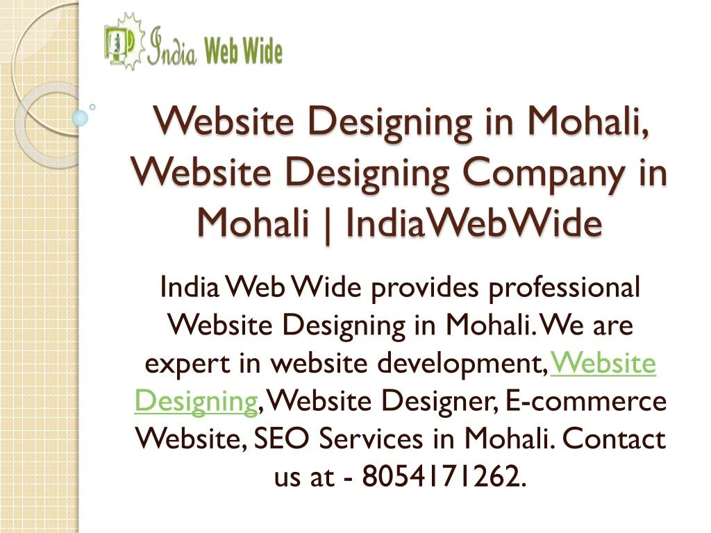 website designing in mohali website designing company in mohali indiawebwide