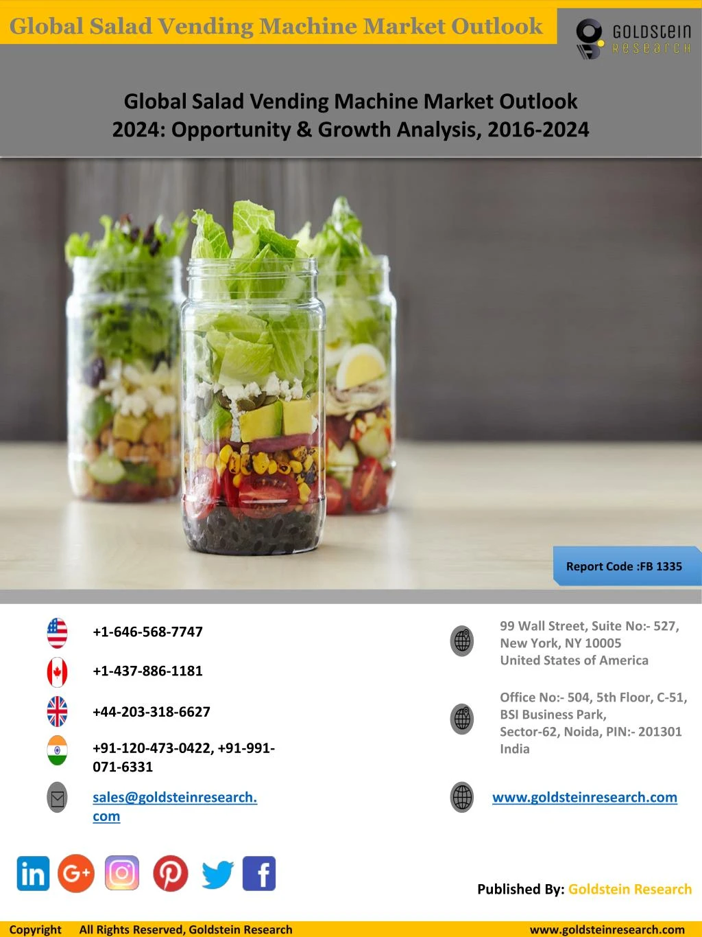 global salad vending machine market outlook
