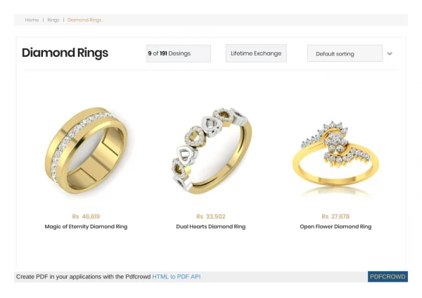 Diamond ring price