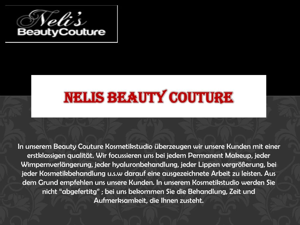 nelis beauty couture