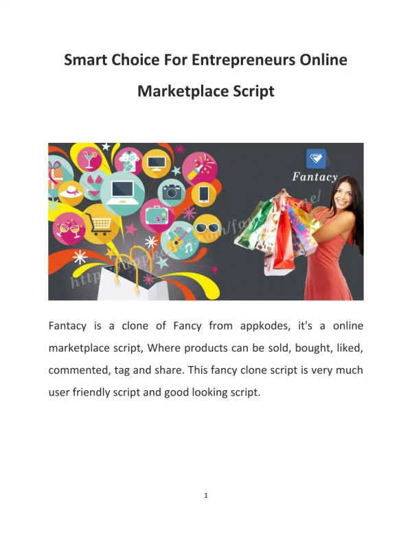 Smart Choice For Entrepreneurs Online Marketplace Script