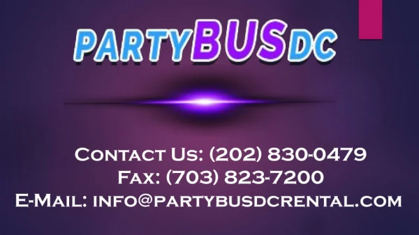 Do Something ‘Extra’ Special with Party Bus DC for the Bride to Be