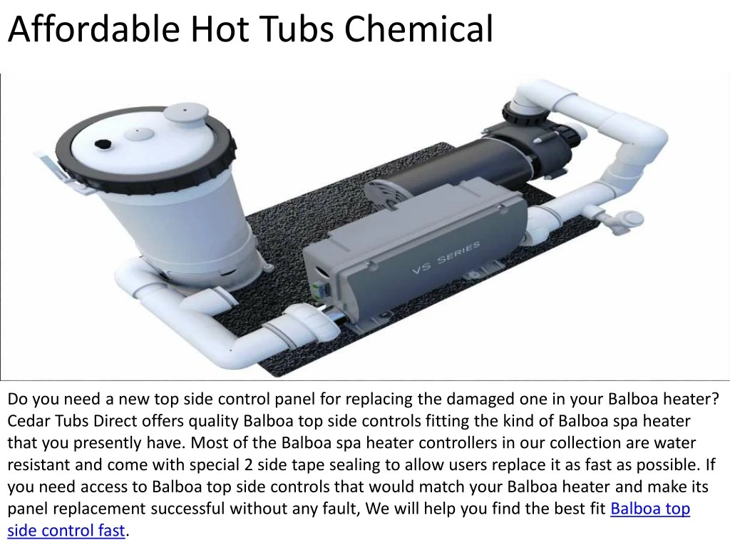 affordable hot tubs chemical