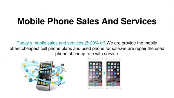 Mobile Sales And Services
