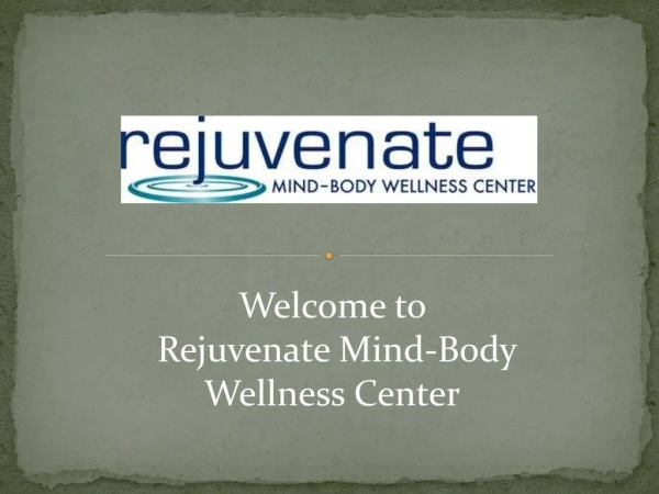 Chiropractic care - Rejuvenate kc