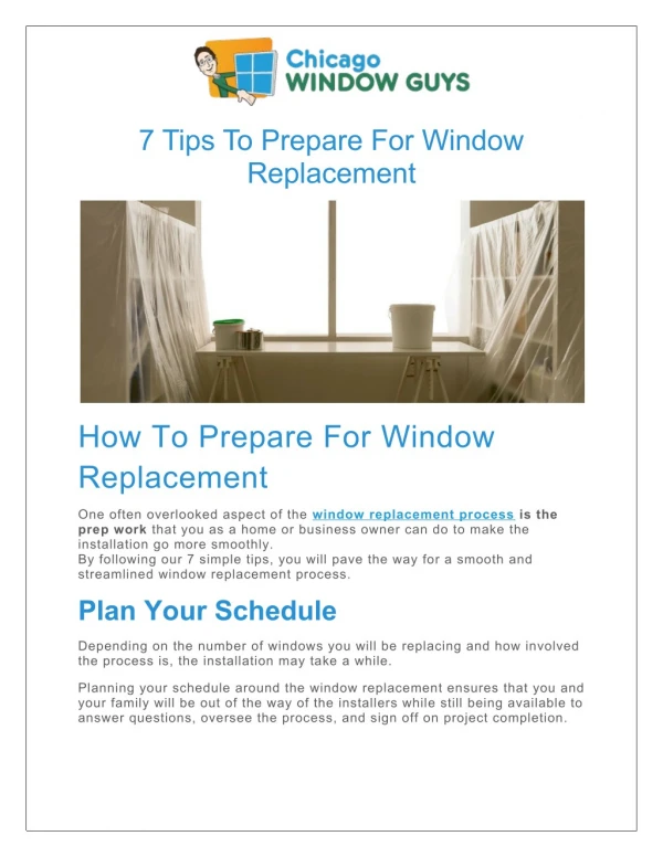 Russell Armstrong's 7 Tips To Prepare For Window Replacement