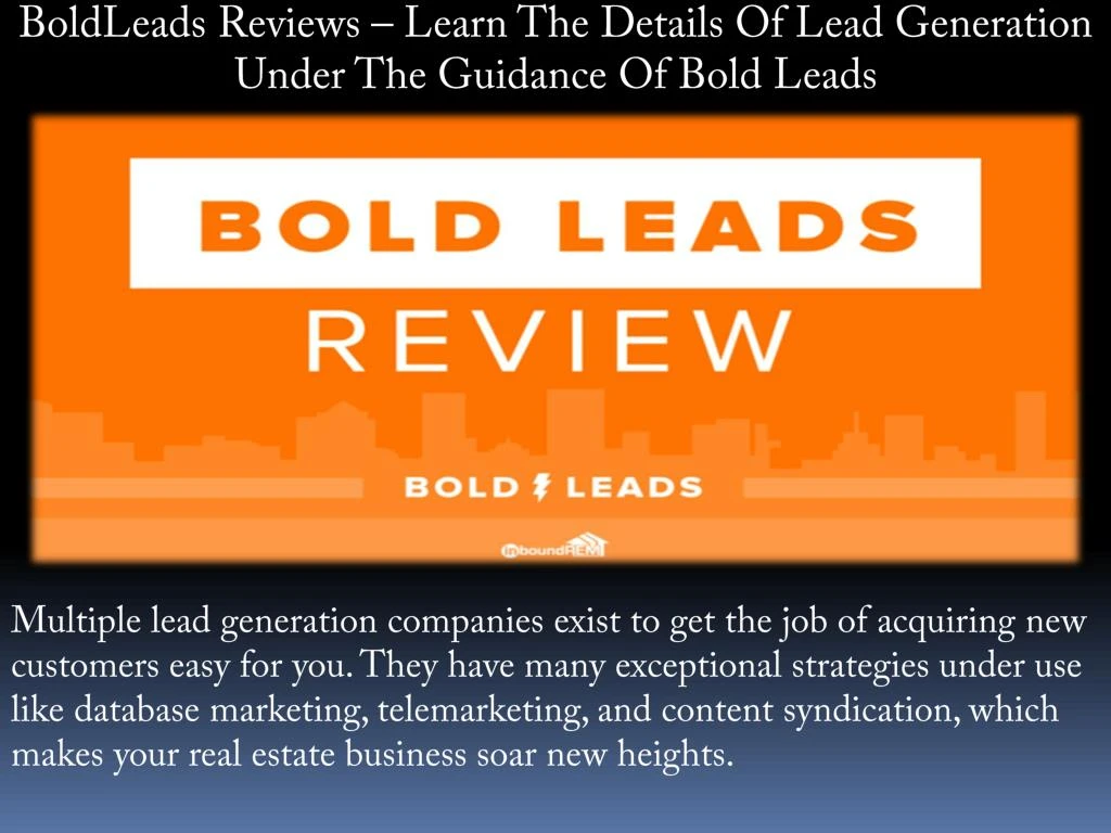 boldleads reviews learn the details of lead