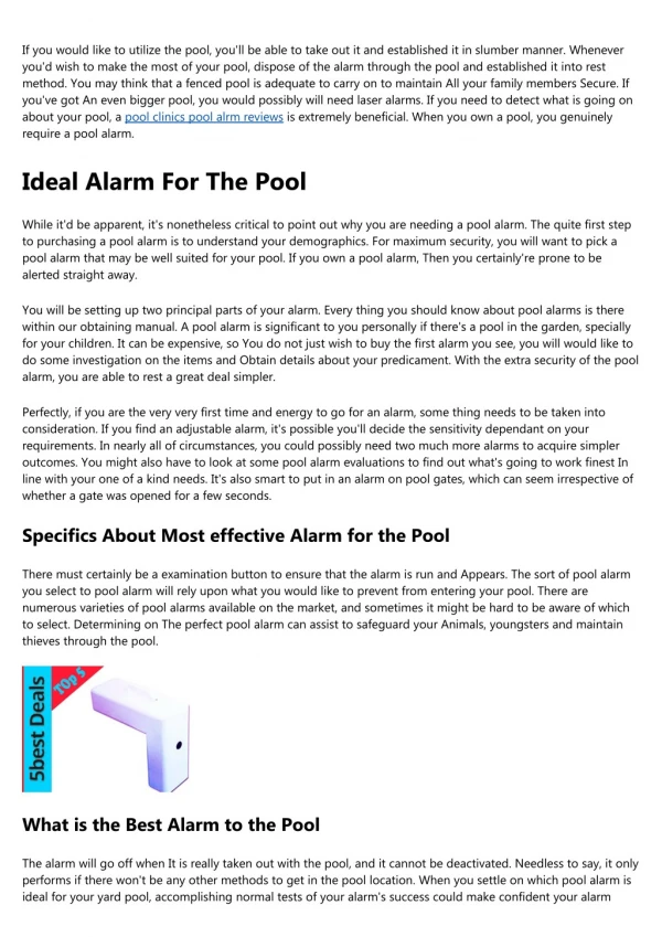 Poolguard In-ground Pool Alarms -