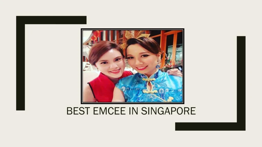 best emcee in singapore