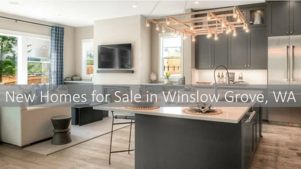 New Homes for Sale in Winslow Grove, WA
