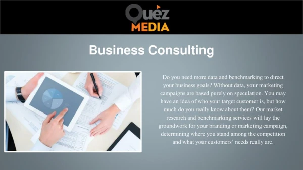 Business Consulting in Ohio | Quez Media Marketing