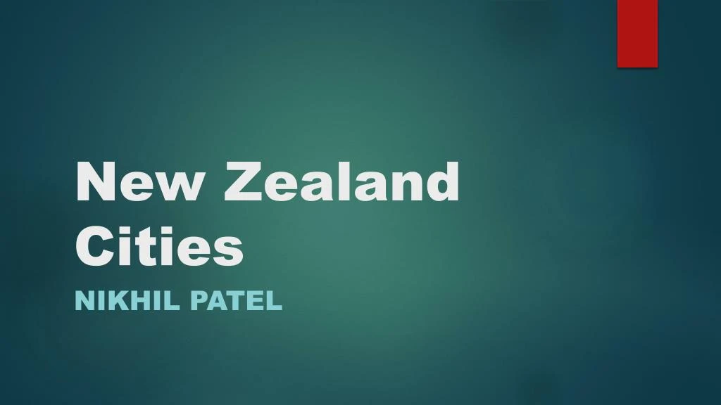 new zealand cities