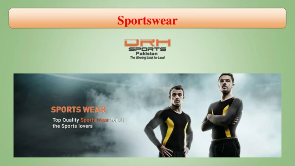 Carry comfort and stylish sportswear to the field