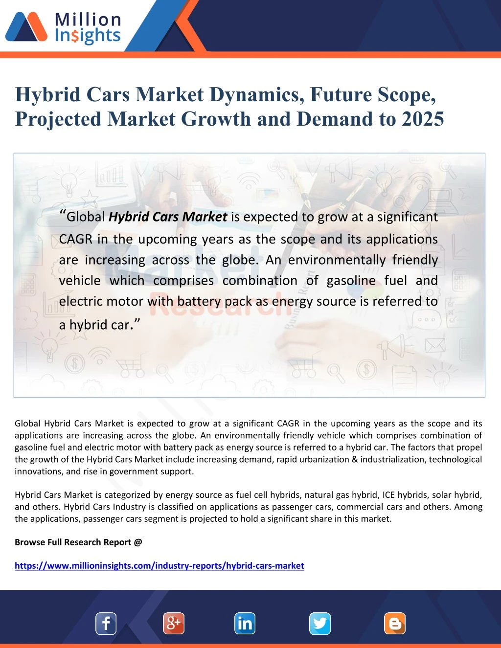 hybrid cars market dynamics future scope