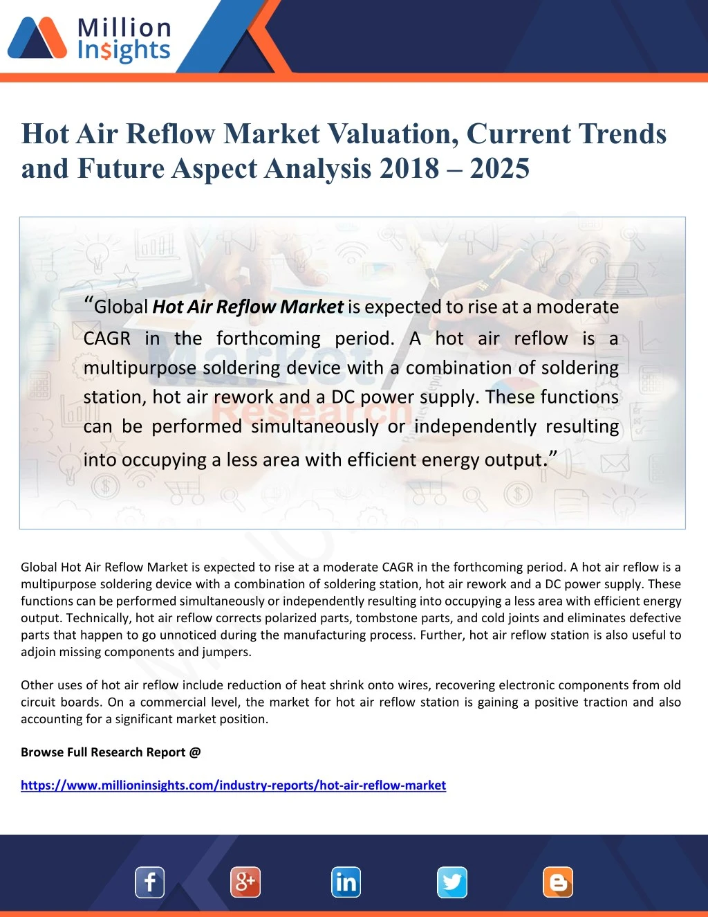 hot air reflow market valuation current trends