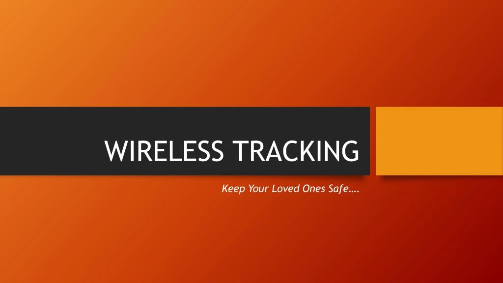 wireless tracking
