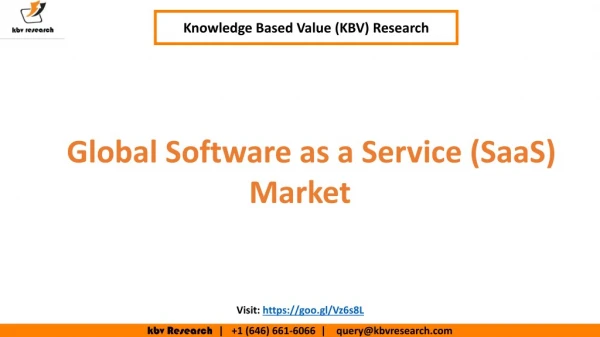 Software as a Service (SaaS) Market to reach a market size of $185.8 billion by 2024