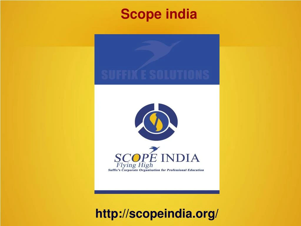 scope india