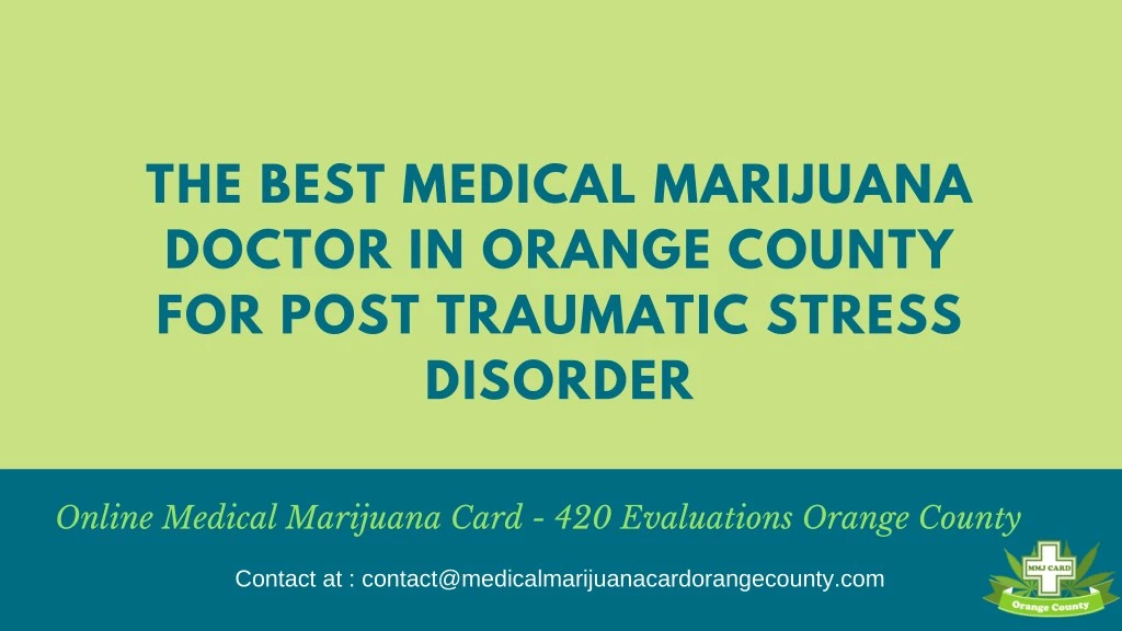 the best medical marijuana doctor in orange