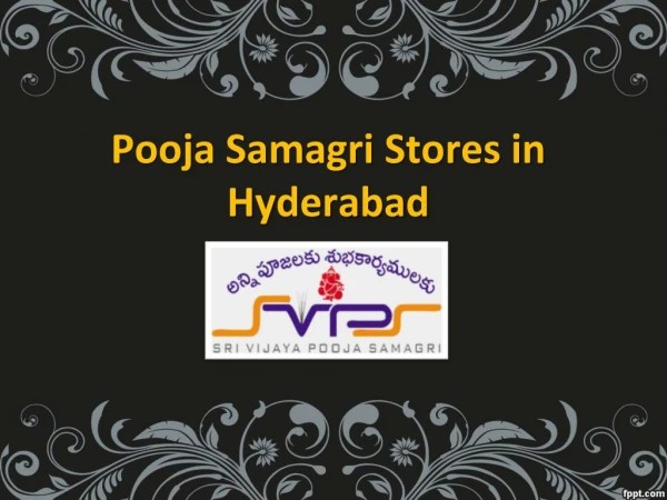 Pooja Samagri Stores in Hyderabad, Pooja Samagri Hyderabad - sri vijaya pooja samagri