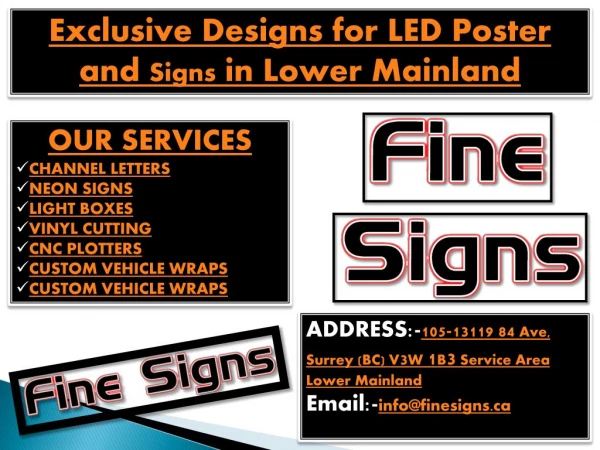 Choose the Best LED Channel Letters in Surrey