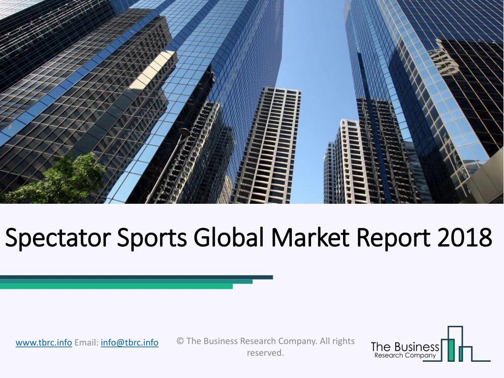 spectator sports global market report 2018