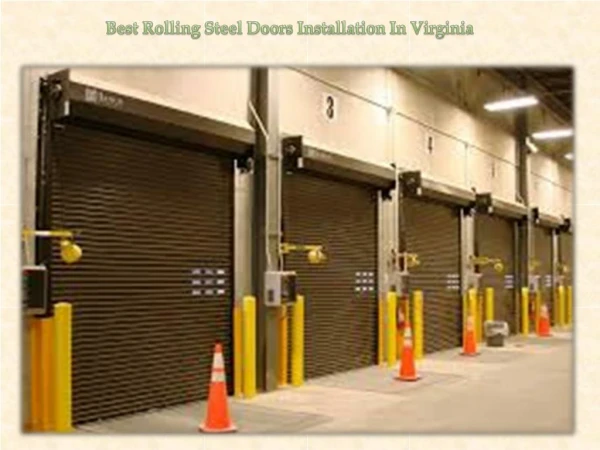 Best Rolling Steel Doors Installation In Virginia
