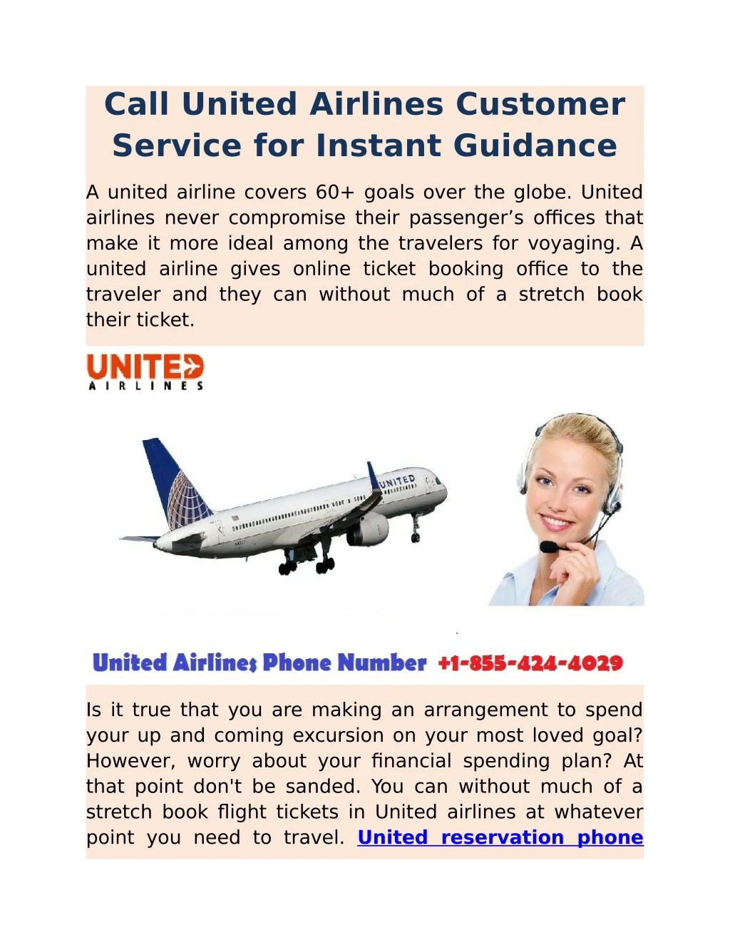 call united airlines customer service for instant