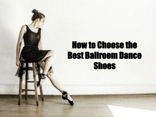 Ballroom dance shoes