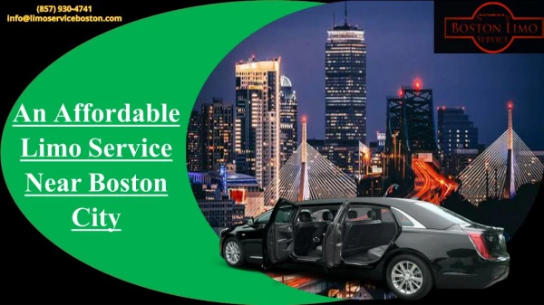 An Affordable Limo Service Near Boston City