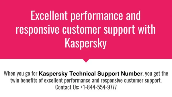 Kaspersky Support Number