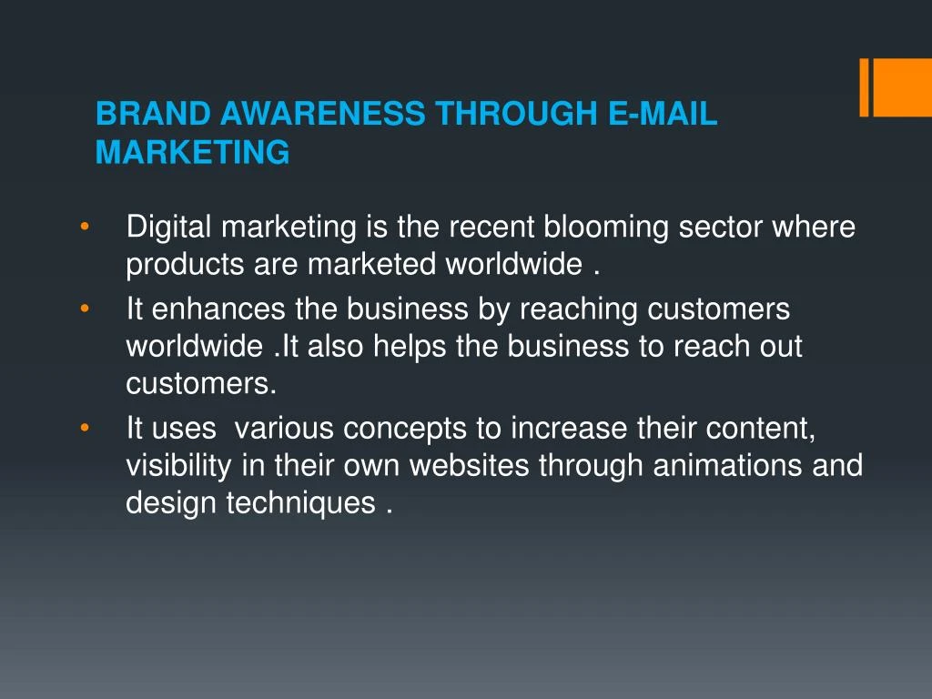 brand awareness through e mail marketing