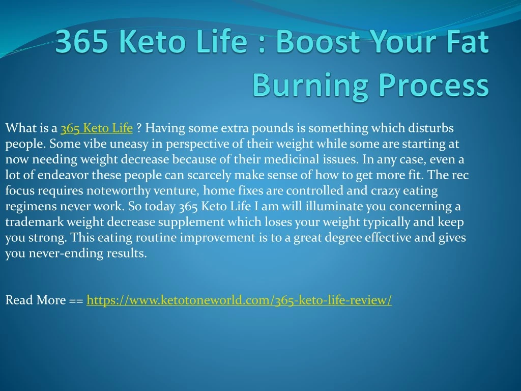 what is a 365 keto life having some extra pounds